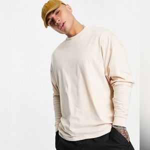 ASOS long sleeve oversized t-shirt